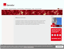 Tablet Screenshot of gerodur.de